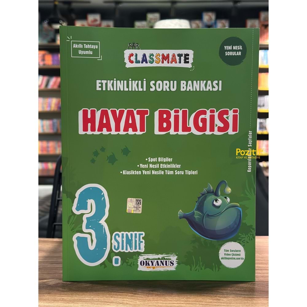 3. Sınıf Classmate Hayat Bilgisi Etkinlikli Soru