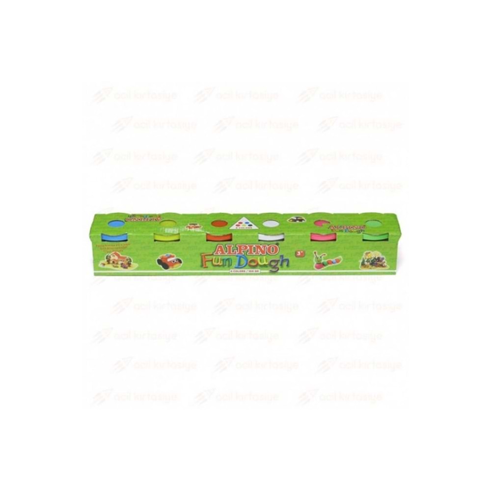 Alpıno Dp-000301 6'Lı Oyun Hamuru 100 Gr