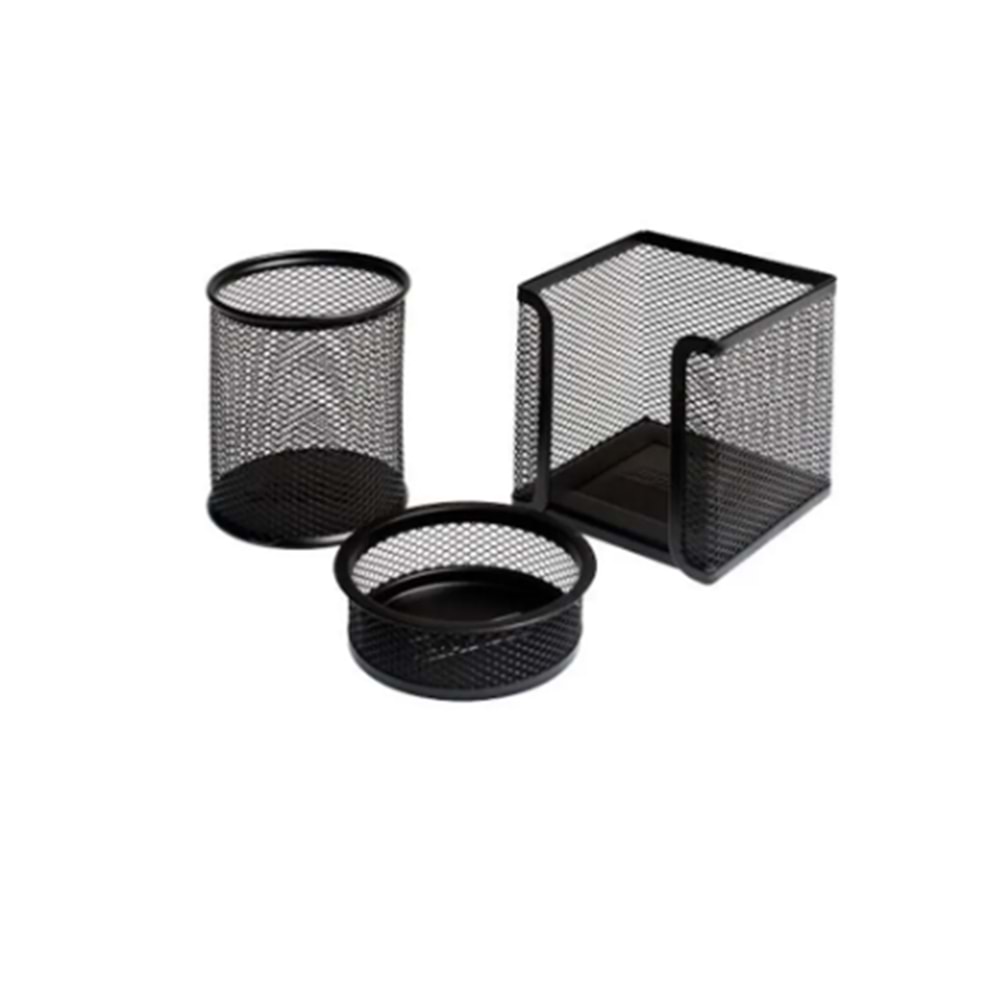Bion Perfore 3'Lü Set - Siyah