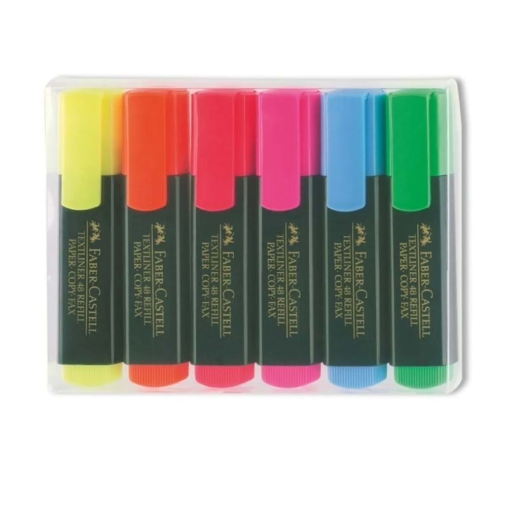Faber-Castell Fosforlu K. 6Li Poset