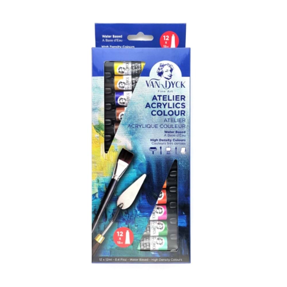 Akrilik Boya 12Ml 12 Renk Set
