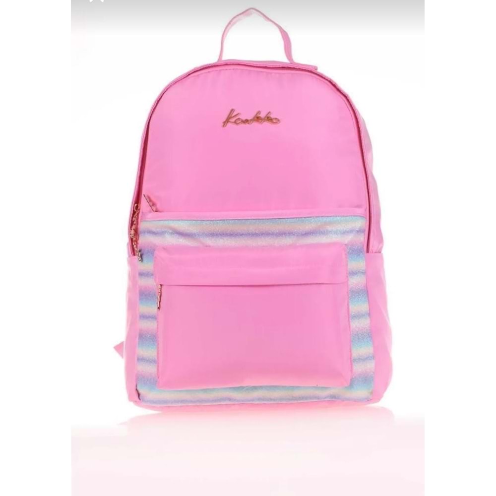 Kaukko Magical Sırt Çantası Simli Pembe K1536