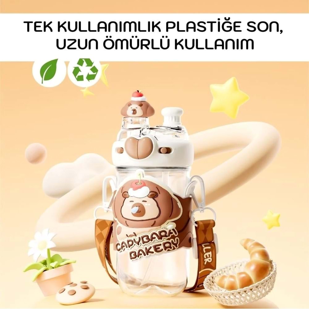 DILLER 580 ML BOYUN ASKILI TRITAN SU MATARASI