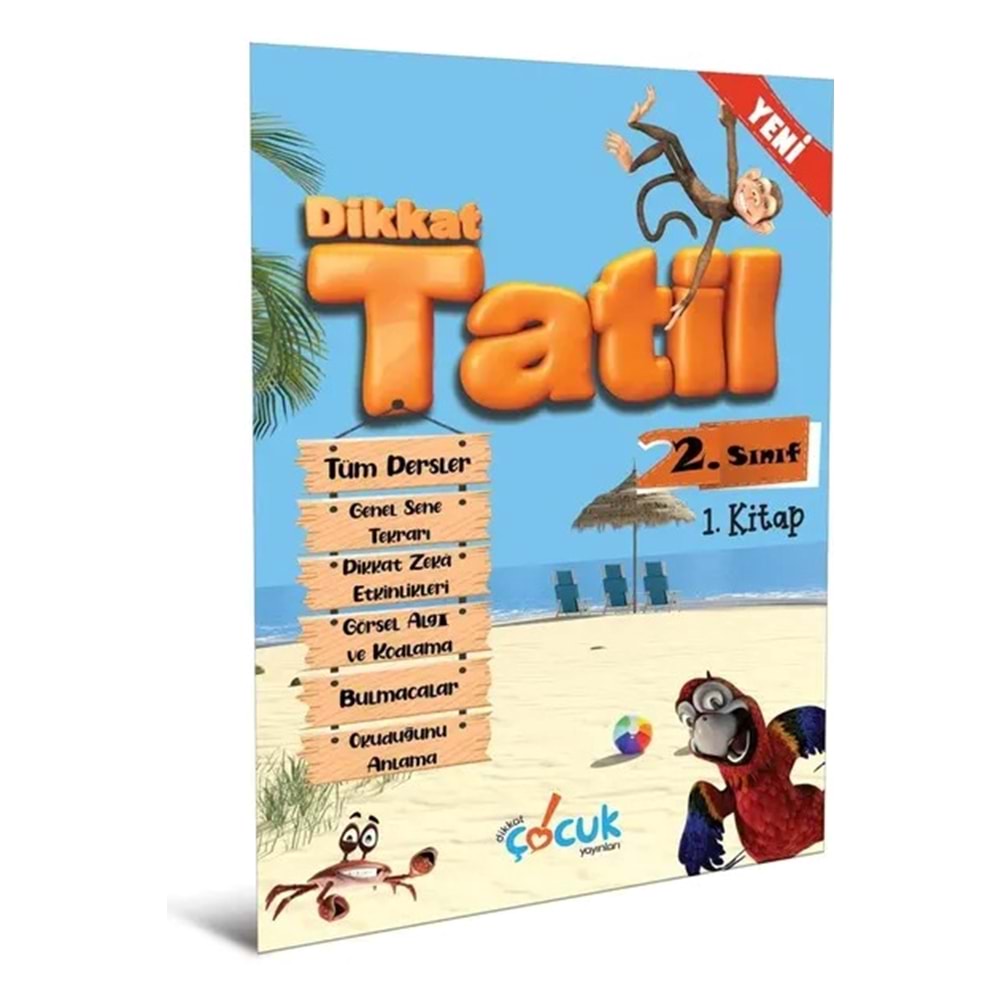 Dikkat Çocuk Yayınları 2. Sınıf Tatil Kitabı
