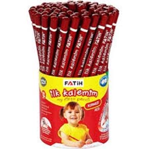 Fatih Kurşun Kalem Kırmızı Jumbo Tek
