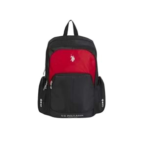 U.S. Polo Assn. 24427 Siyah - Kırmızı Okul Sırt Çantası