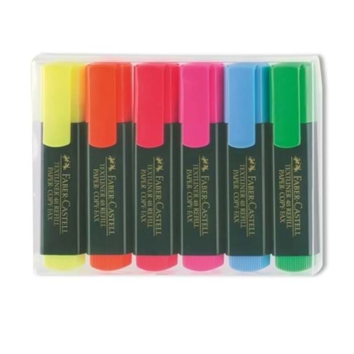 Faber-Castell Fosforlu K. 6Li Poset