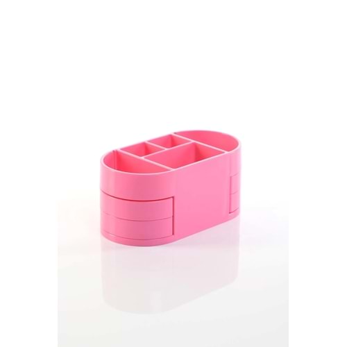 Ops Masaüstü Organizer Kalemlik Pastel Pembe Klm-203