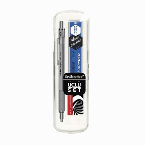 Graph-X 3'Lü Set 0.7 Mm Kurşun Gri