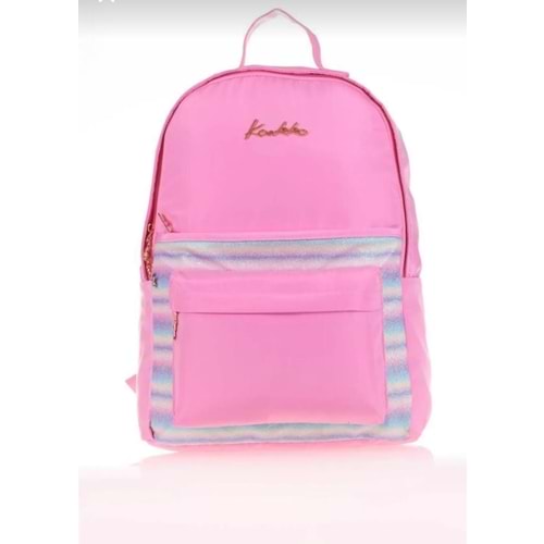 Kaukko Magical Sırt Çantası Simli Pembe K1536
