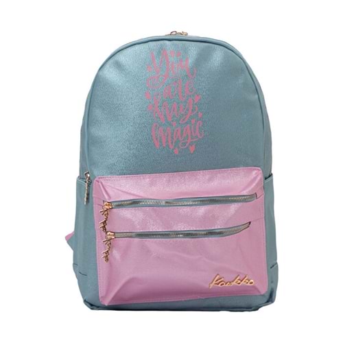 Kaukko Sparkle Sırt Çantası (Duble Gri) K1569
