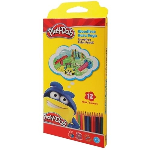 Play-Doh Woodfree Kuruboya (Altıgen) 12'Li