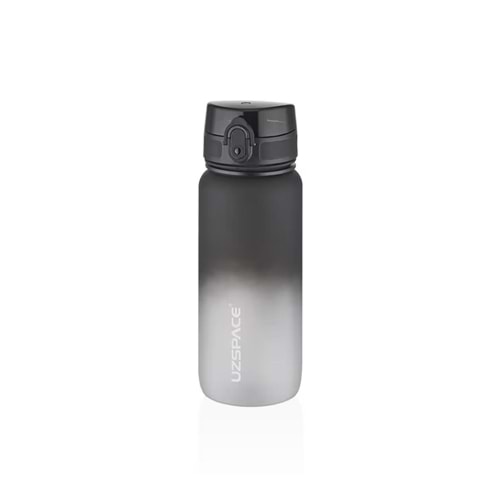 Uzspace 650ml Siyah-Beyaz Tritan Matara 3037-6