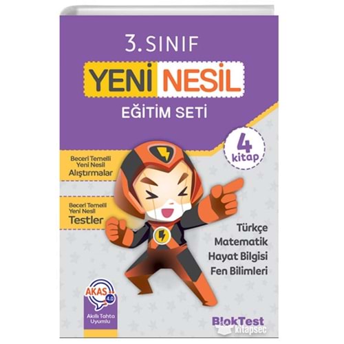 3. Sınıf Yeni Nesil Eğitim Seti Blok Test