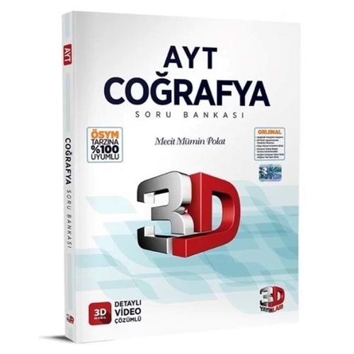3D Yayınları AYT Coğrafya Soru Bankası