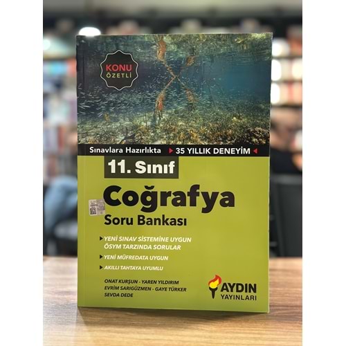 11. Sınıf Coğrafya Konu Özetli Soru Bankası Aydın Yayınları