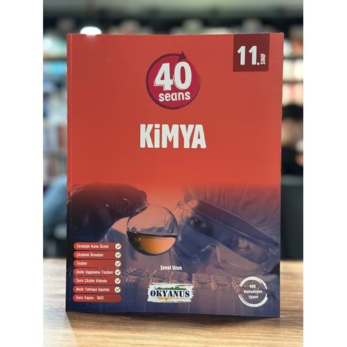 11. Sınıf Kimya 40 Seans Konu Anlatım Okyanus Yayınları