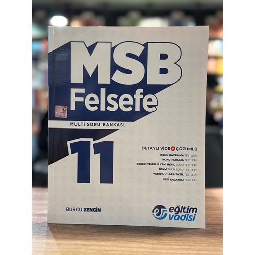 11. Sınıf Felsefe PDF Planlı Ders Föyü Eğitim Vadisi